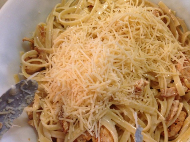 Amazingly cheesy. Though next time, I'll do a parmesean/romano mix like I did the first time I tried this.