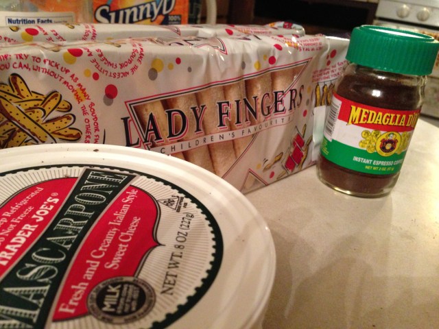 I think it ended up a bit too mascarpone-y.... round two will end up better.